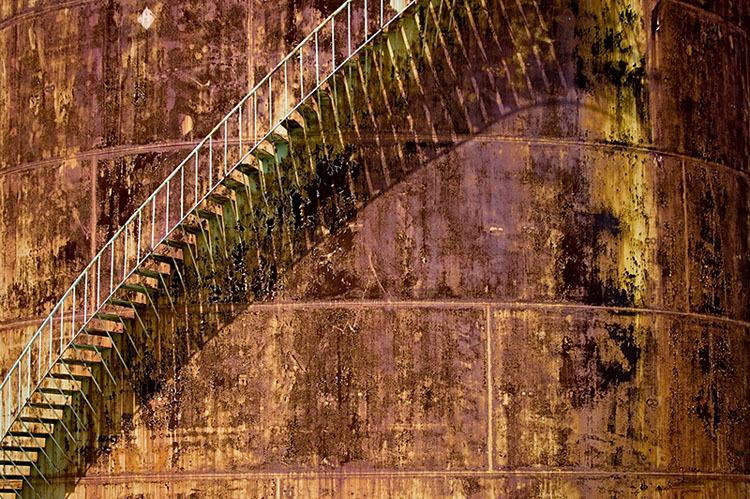 rusty stairs