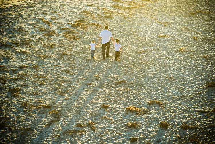 sunset sand