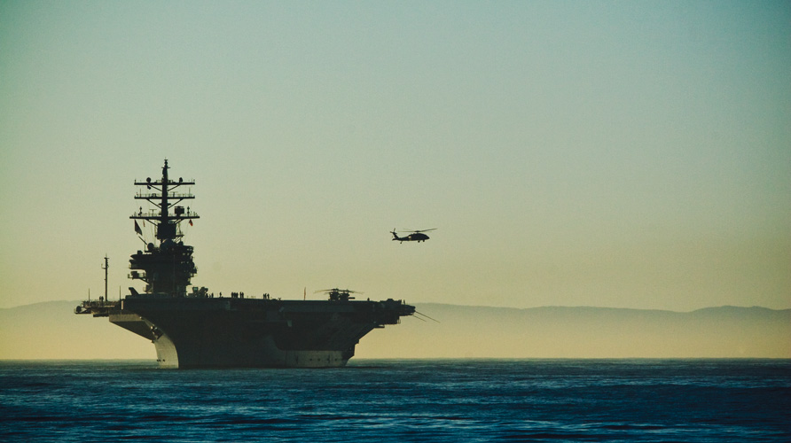 uss ronald reagan in santa barbara