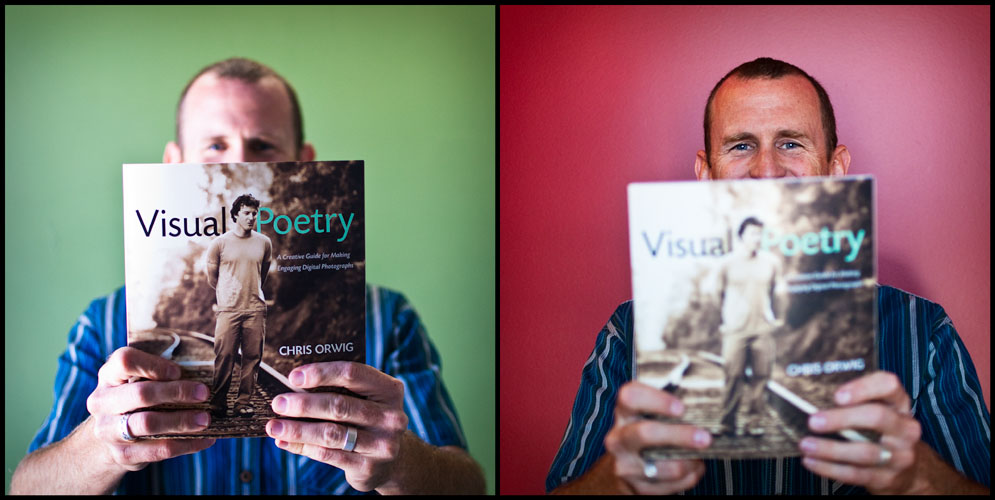 chris orwig - book in hand!