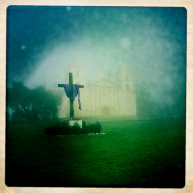 Easter Morning, Santa Barbara Mission