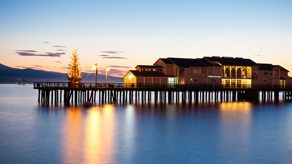 Ty Warner Sea Center getting festive.