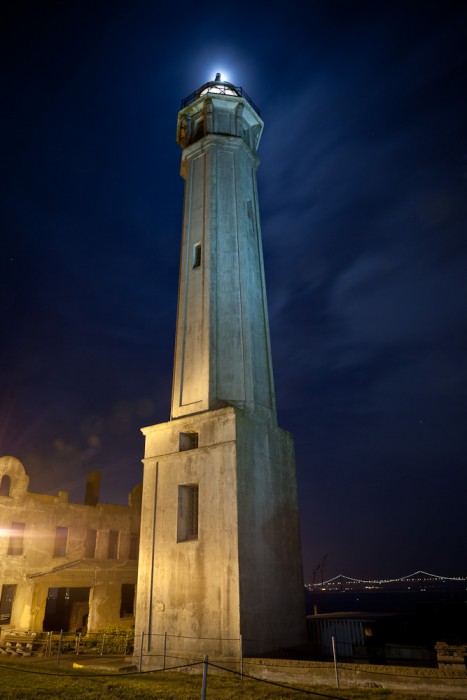 Alcatraz Lighthouse, Full Moon