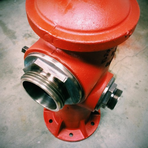 Restore an old fire hydrant to make awesome office art!