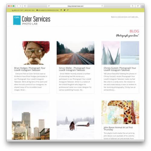 New Color Services blog